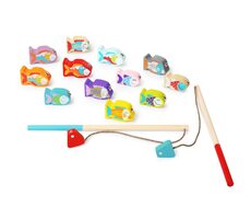 CUBIKA 13739 Rybolov - drevená hra / 14 dielov / od 2 rokov