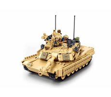 Sluban Model Bricks M38-B1365 Bojový tank M1A2 Abrams TUSK II 2v1/ figúrok|dielikov: 2|988 / od 6 rokov