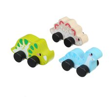 CUBIKA 15597 Veselí dinosaury - drevený set 3 diely / od 18 mesiacov