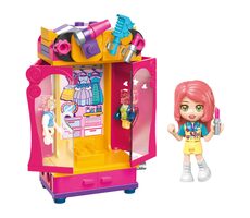 QMAN UNA Series 34011-5 Šatníková skriňa stylistky / Stavebnice / 95 dielikov / od 6 rokov 