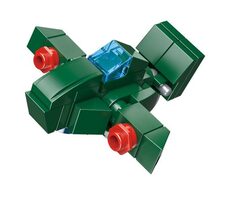 QMAN Trans Collector 3v1 2106-1 Stíhačka / Stavebnica / 34 dielikov / od 6 rokov 