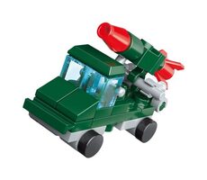 QMAN Trans Collector 3v1 2106-3 Vozidlo s raketou / Stavebnica / 36 dielikov / od 6 rokov 