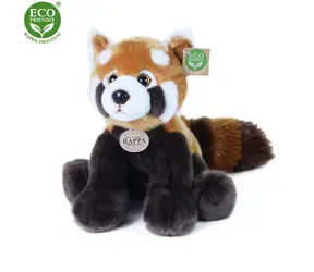 Rappa Plyšová panda červená stojaca 28 cm / ECO-FRIENDLY / od 0 mesiacov 