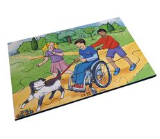 Just Jigsaws 490 Inklúzia - drevený puzzle set / 72 dielov / od 3 rokov