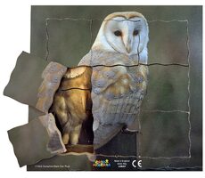 Just Jigsaws 647 Sova a jej životný cyklus - drevené vrstvené puzzle / 19 dielov / od 3 rokov