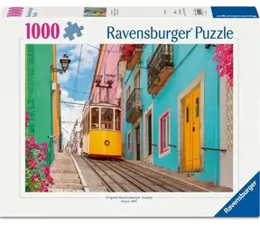 Ravensburger 120019138 Lisabonská električková sieť 1000 dielikov / vek od: 14 rokov / verzia: medzinárodná