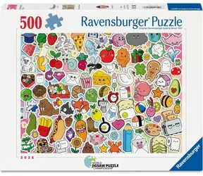 Ravensburger 120017967 Koláž plná chaosu 500 dielikov / vek od: 12 rokov / verzia: medzinárodná