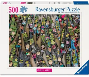Ravensburger 120018131 Trhovisko, Indonézia 500 dielikov / vek od: 12 rokov / verzia: medzinárodná