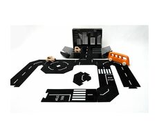 TODDLEROAD 2003 SADA MESTO - flexibilná cesta - 14 silikónových puzzle dielov / od 12 mesiacov