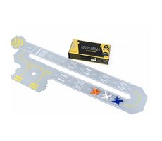 TODDLEROAD 2102 SADA LETISKA - flexibilná cesta - 14 silikónových puzzle dielov a 3 ergonomické lietadlá / od 12 mesiacov