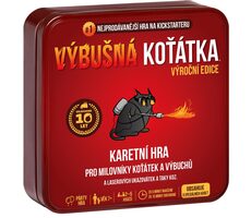 Asmodee Výbušné mačiatka: Výročná edícia / Počet hráčov: 2-5 / Dĺžka hry: 15 minút / od 7 rokov