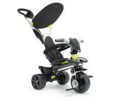 INJUSA 3240 Detská evolučná šliapacia trojkolka s vodiacou tyčou SPORT BABY MAX / od 10 mesiacov