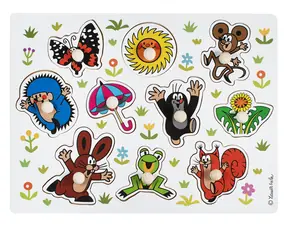 Detoa Drevené vkladacie puzzle Krtko veľké / od 2 rokov