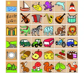 Detoa Drevené puzzle Čo kam patrí/od 3 rokov