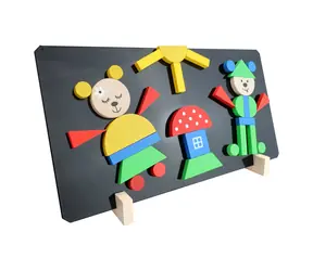 Detoa Magnetické puzzle Medvede / od 3 rokov