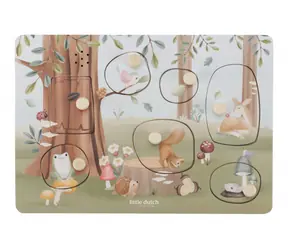 Little Dutch Vkladacie puzzle so zvukom Forest Friends