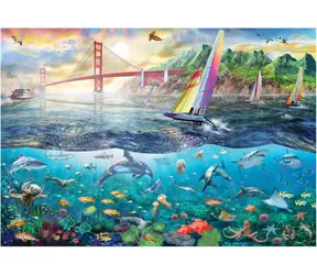 ANATOLIAN Puzzle Most pri San Franciscu / 2000 dielikov / od 12 rokov