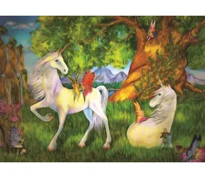 ART PUZZLE 4512 Puzzle Jednorožce / 100 dielikov / od 6 rokov