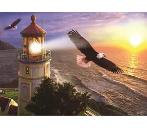 ART PUZZLE 4221 Puzzle Let za úsvitu