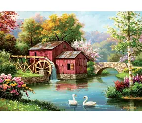 ART PUZZLE 5188 Puzzle Starý červený mlyn / 1000 dielikov / od 15 rokov