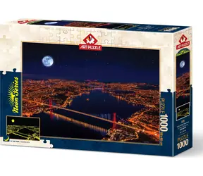 ART PUZZLE 5239 Svietiace puzzle Tri mosty, Bospor / 1000 dielikov / od 15 rokov