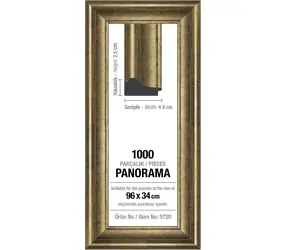 ART PUZZLE 5720 Rám na puzzle 96x34cm strieborná