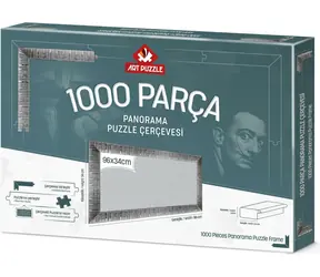 ART PUZZLE 14620 Rám na puzzle 96x34cm strieborná 