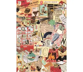 Clementoni 37074 Puzzle More is More: Knihy a písanie 1000 dielikov