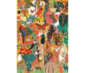 Clementoni 37073 Puzzle More is More: Zvieratá a rastliny 1000 dielikov