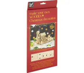 CRAFT ID Drevené 3D puzzle Santa