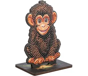 CRYSTAL ART Diamantové maľovanie Jungle: Šimpanz