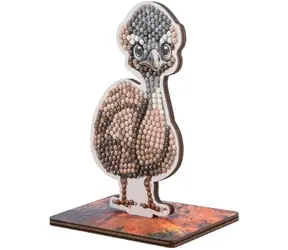 CRYSTAL ART Diamantové maľovanie Na zemi: Emu