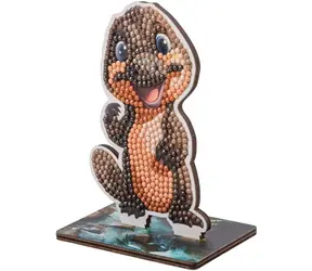 CRYSTAL ART Diamantové maľovanie Na zemi: Vtákopysk