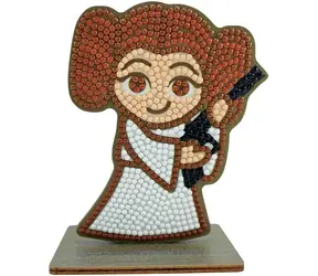 CRYSTAL ART Diamantové maľovanie Star Wars: Princezná Leia