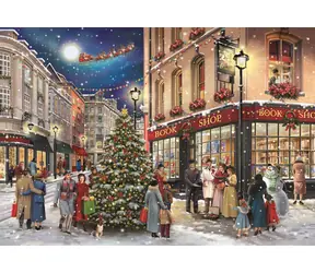 Clementoni 39925 Puzzle Vianočná prechádzka 1000 dielikov
