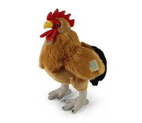 Rappa Plyšový kohút stojaci 34 cm / ECO-FRIENDLY / od 0 mesiacov