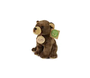 Rappa Plyšový medveď hnedý sediaci 15 cm / ECO-FRIENDLY / od 0 mesiacov