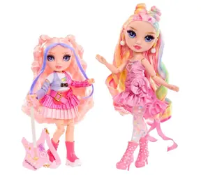 MGA Rainbow High Junior FASHION bábika v rockovej kapele - Bella / od 4 rokov