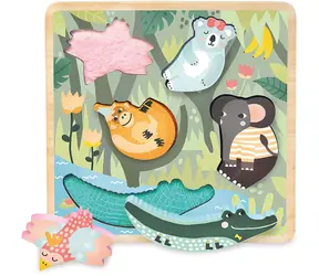 Vilac Senzorické vkladacie puzzle Jungle