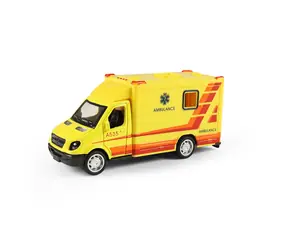 Rappa 243187 Auto ambulancia kov/plast 10 cm / od 3 rokov