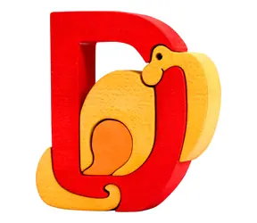 Fauna Abeceda písmenko D dinosaurus / od 3 rokov