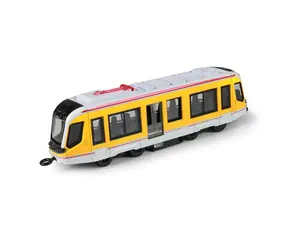 Rappa 235588 Kovová električka žltá 20 cm / od 3 rokov
