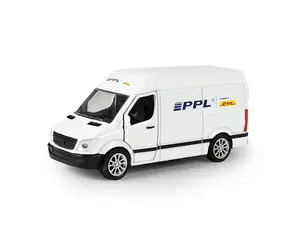 Rappa 255777 Kovové auto PPL s otváracími dverami 12 cm