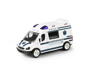 Rappa 250925 Kovové auto sanitka Mestská nemocnica Ostrava 7 cm / od 3 rokov
