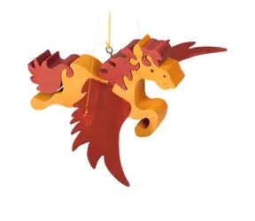 Fauna Drevený lietajúci kôň na zavesenie