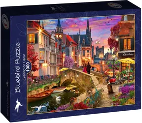BlueBird Puzzle Večer pri vodnom kanáli