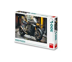 Dino Puzzle Motocykel