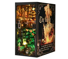2Kids Toys 3D skladačka Zarážka na knihy Miniatúra domčeku Dom kúziel