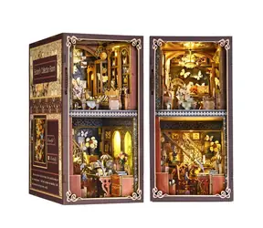 2Kids Toys 3D skladačka Zarážka na knihy Miniatúra domčeka Dom zberateľov motýľov