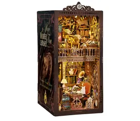 2Kids Toys 3D skladačka Zarážka na knihy Miniatúra domčeka Mystická knižnica